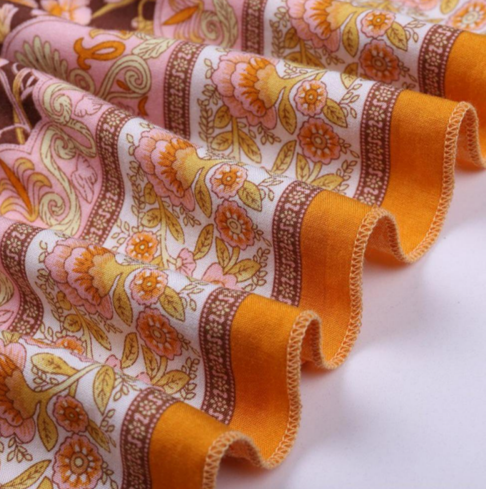 Women's Spaghetti Strap Floral Dress - Ebonys Beauty Brand