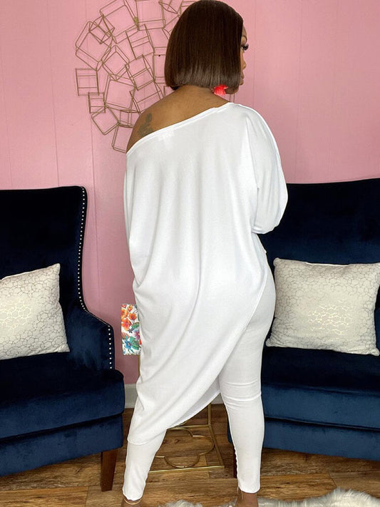 Women's 2pc Off Shoulder Pants Set - Ebonys Beauty Brand