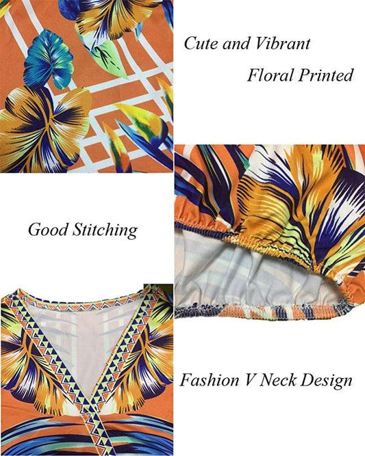 Women's 2PC Tropical Shorts Set - Ebonys Beauty Brand