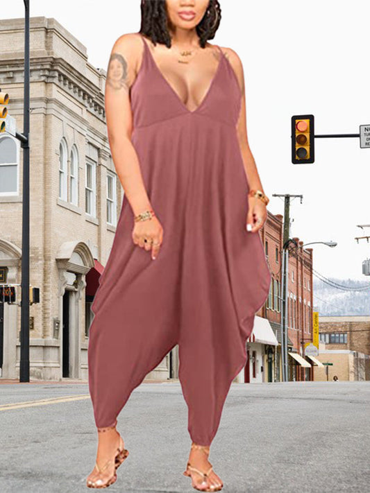 Women's Spaghetti Strap Jumpsuit - Ebonys Beauty Brand
