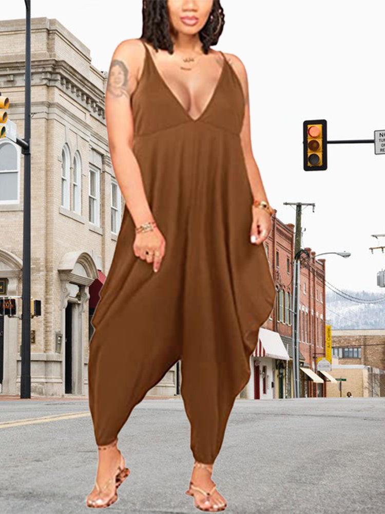 Women's Spaghetti Strap Jumpsuit - Ebonys Beauty Brand