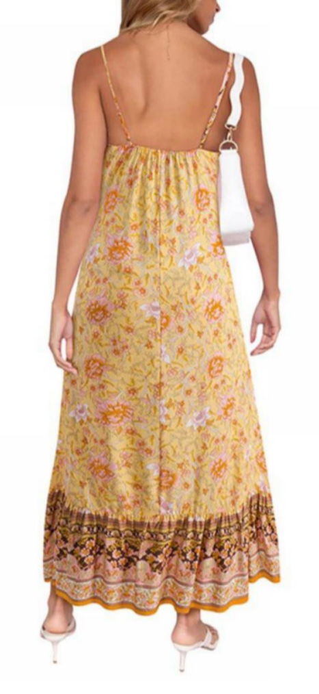Women's Spaghetti Strap Floral Dress - Ebonys Beauty Brand