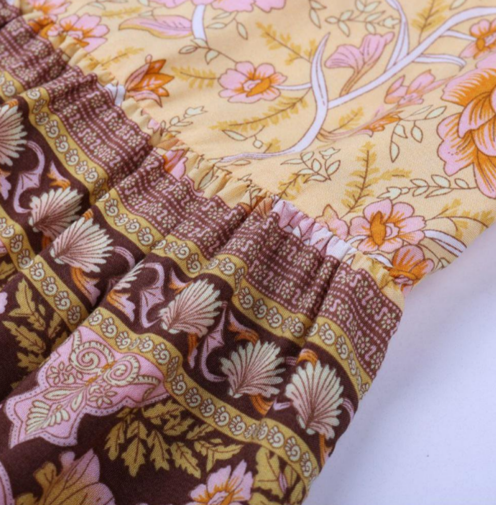 Women's Spaghetti Strap Floral Dress - Ebonys Beauty Brand